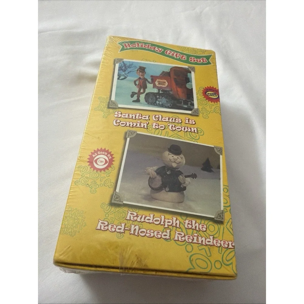 Brand New Rudolph The Red Nosed Reindeer/Santa Claus Is Coming 2Town-Holiday VHS